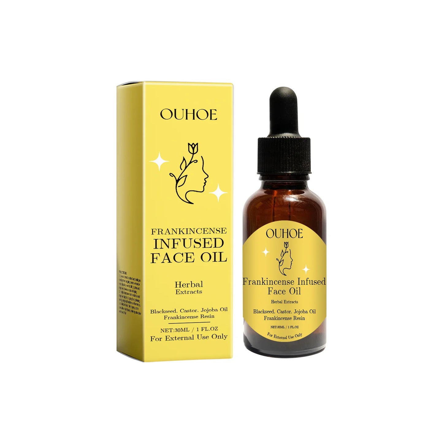 Ouhoe Frankincense Face Oil for Firmness Elasticity Brightening