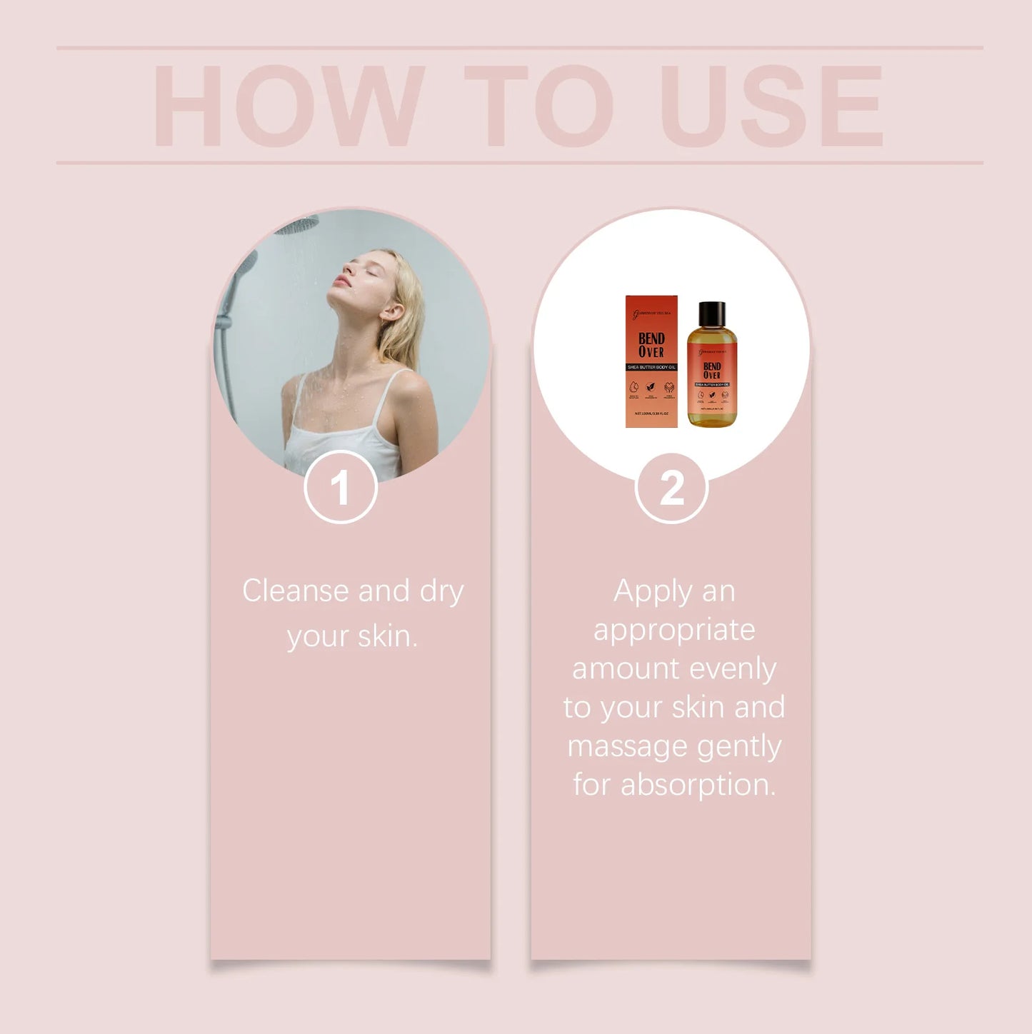 Shea Butter Body Oil Deep Moisturizing Nourishing For All Skin