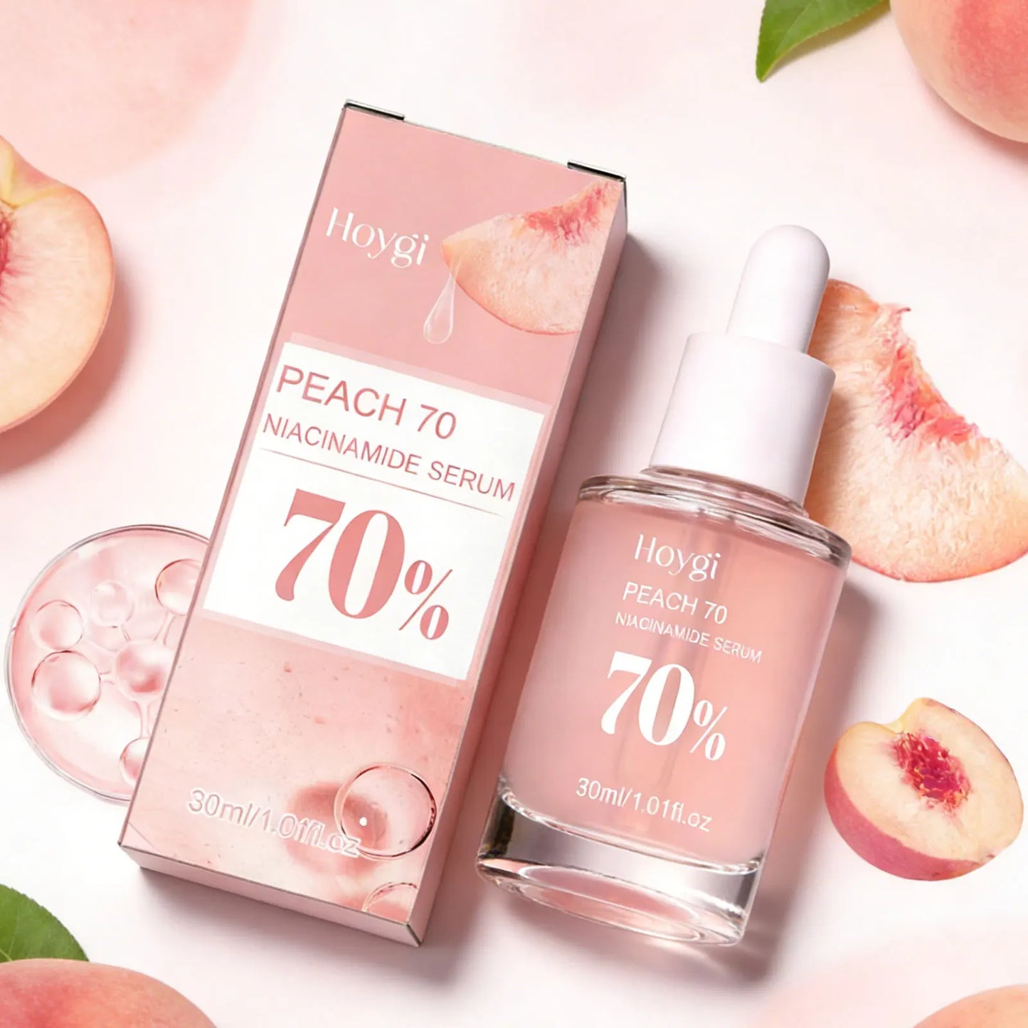 Hoygi Peach Niacinamide Essence Brightening Hydrating Serum
