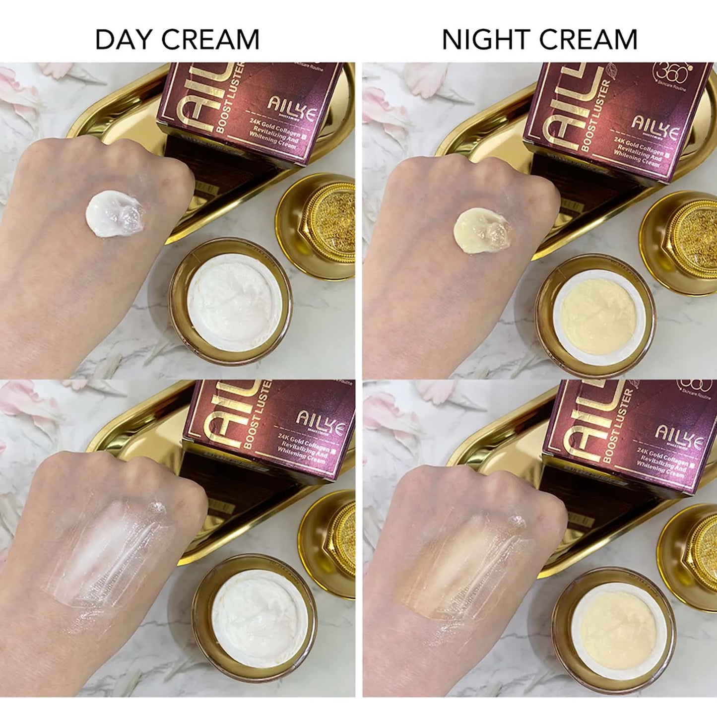 AILKE Whitening Facial Cream With Collagen For Dark Spots And Anti Aging