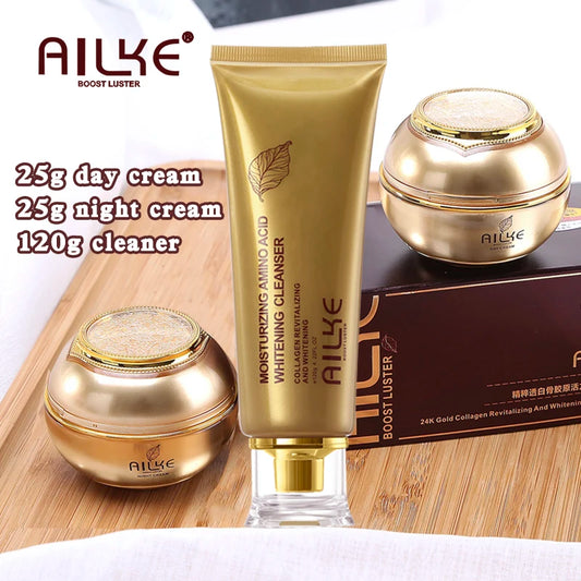 AILKE Whitening Facial Cream With Collagen For Dark Spots And Anti Aging