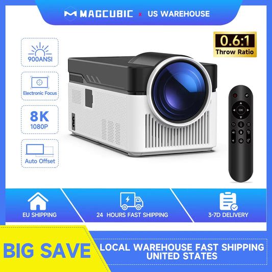 Magcubic HY450 Ultra Short Throw Projector 900 ANSI Home Theater