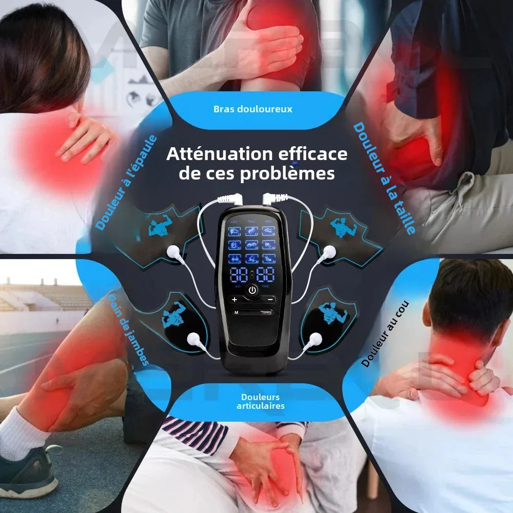 MOKARLE Electric Muscle Therapy Stimulator EMS TENS Acupuncture Massager
