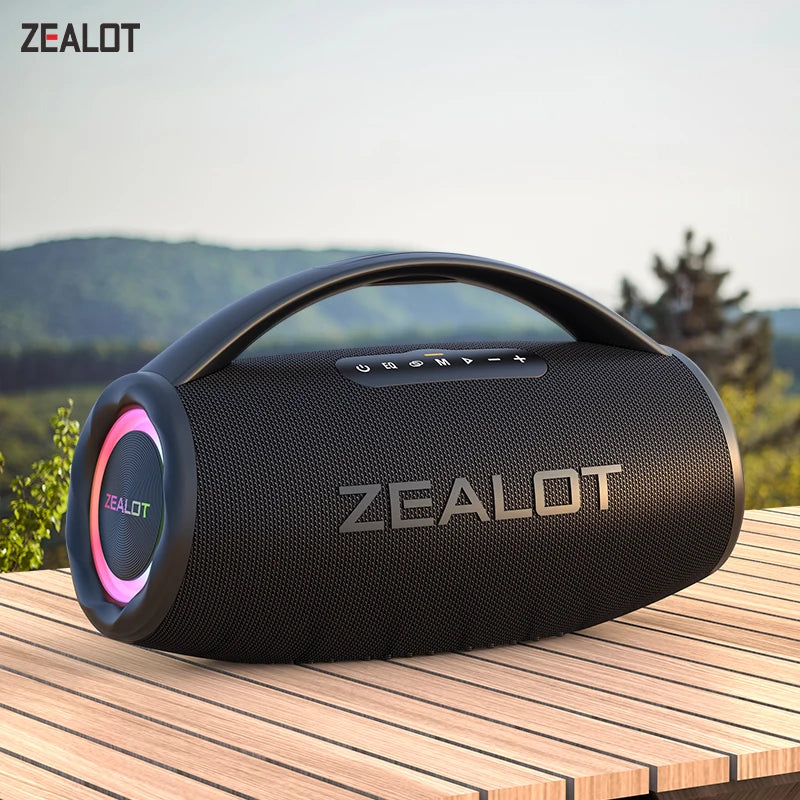 Zealot S97 80W Bluetooth Speaker RGB Lights Waterproof Wireless