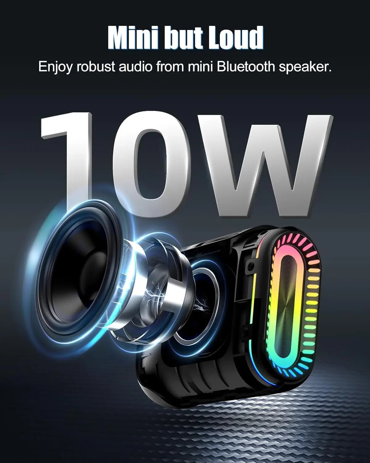 Ohayo S5 Bluetooth Speaker IP67 Waterproof Ultra Portable