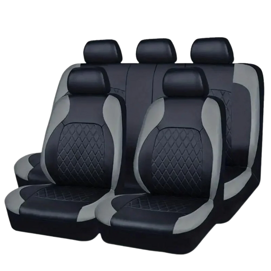 AUTOYOUTHCN Universal Car Seat Covers PU Fit For Most Vehicles