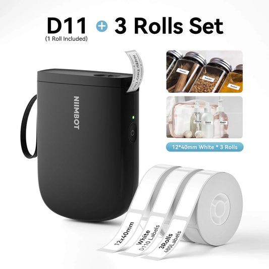 NiiMbot Upgraded D11 300 DPI Wireless Thermal Label Printer