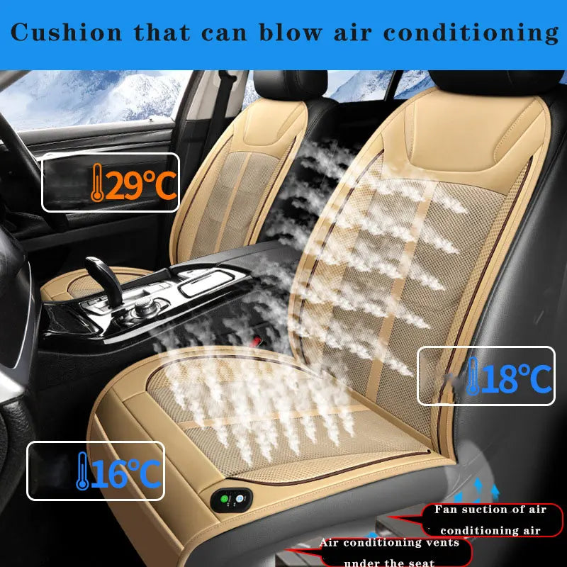 Car Air Conditioner DC12V Suction Vent Seat Cushion