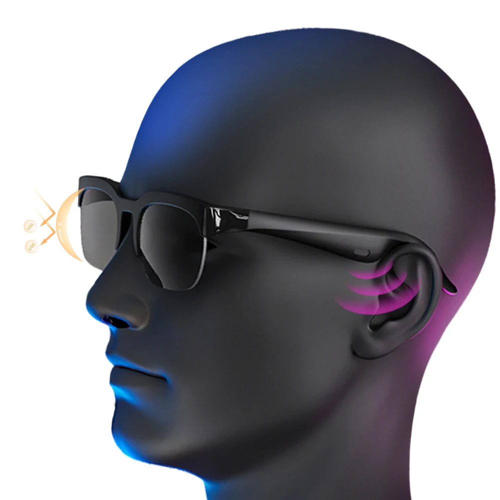 Alloet Smart Glasses With AI Translator For Music And Calls