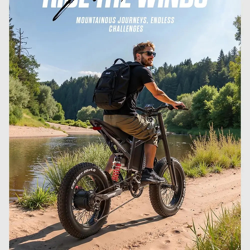 S900 1500W E Bike With 60V30Ah Battery Mountain Ebike