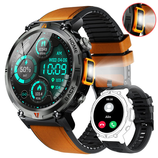 EIGIIS KE3 Smartwatch For Men With Heart Rate Monitor Bluetooth